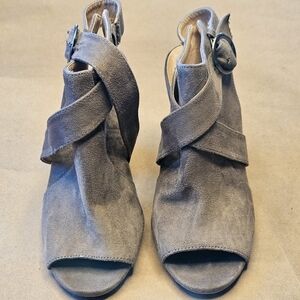 Joe's Jeans suede peep-toe sandals. Size 7